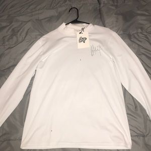 White Turtle Neck Shirt